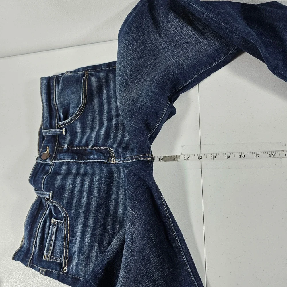 BKE Payton Mid Rise Tailored Bootcut Jeans Dark Wash ABK2169S 31x29.5